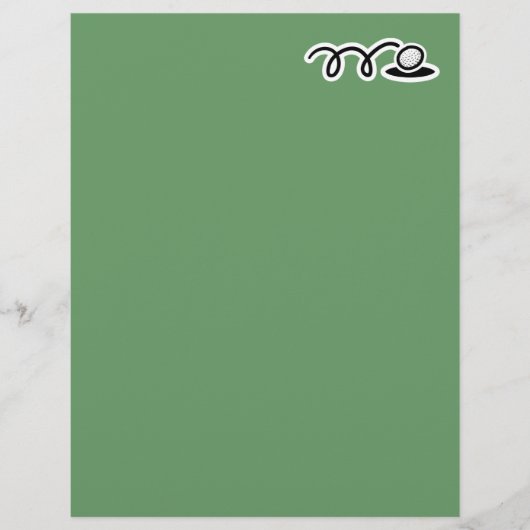 漫画のゴルフボール付きゴルフ文房具 (正面)