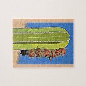 漫画のサグアロのサボテンのパズル ジグソーパズル (横)