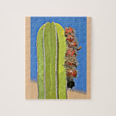 漫画のサグアロのサボテンのパズル ジグソーパズル (縦)