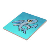 漫画のサメ タイル (側面)