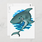漫画のサメ ポストカード (正面/裏面)
