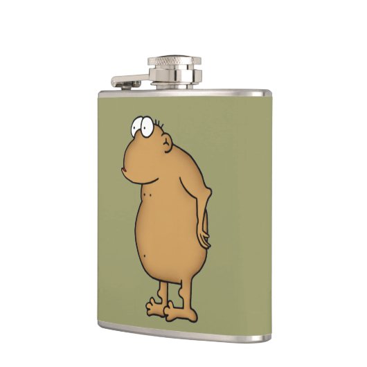 漫画のサル フラスク (左)