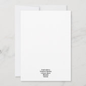 漫画のサンタクロースの少女 ブロンド 幸せなクリスマス シーズンカード (裏面)