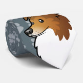 漫画のシェットランド・シープドッグ/コリー ネクタイ (ロール)