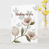 漫画のシャンパンと花 カード (黄色い花)