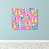 漫画のシーホース キャンバスプリント (インサイチュ (ウッドフロア))