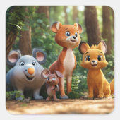 漫画のシール スクエアシール (正面)