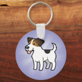 漫画のジャック・ラッセル・テリア キーホルダー (正面)
