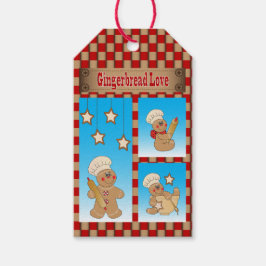 漫画のジンジャーブレッドマンのパン屋 ギフトタグ