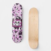 漫画のスカルのスケートボード スケートボード (正面)