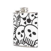 漫画のスカル フラスク (左)