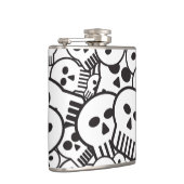 漫画のスカル フラスク (右)