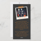 漫画のスカル&ボーンハッピーハローウィンキッドの写真 シーズンカード (裏面)