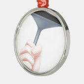 漫画のスクイージ手 メタルオーナメント (左)