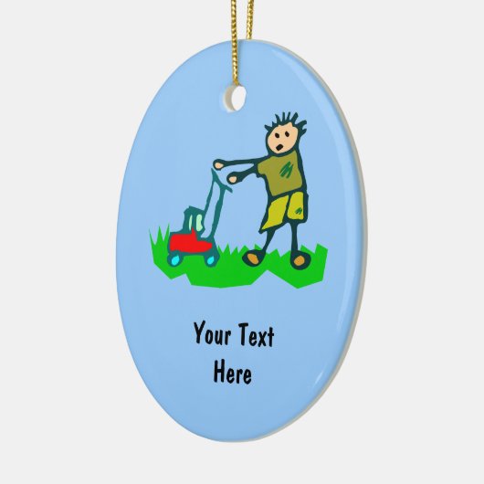 漫画のスケッチマンウィンググラス セラミックオーナメント (左)