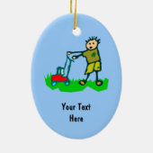 漫画のスケッチマンウィンググラス セラミックオーナメント (裏面)