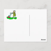 漫画のスケッチマンウィンググラス ポストカード (裏面)