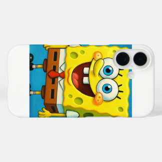 漫画のスタイルおもしろい黄色のキャラクターiPhone 16ケース iPhone 16ケース