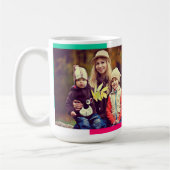 漫画のスタイルすごいママあなたの写真の母親の日を追加 コーヒーマグカップ (左)