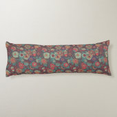 漫画のスタイルのカラフルな花パターン ボディピロー (裏面)