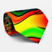 漫画のスタイル色の渦巻 ネクタイ (ロール)