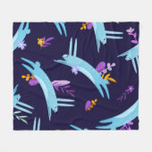 漫画のスタイル。フー フリースブランケット (正面(横))