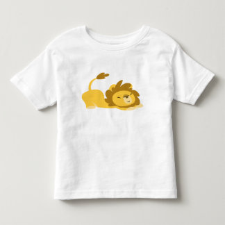 漫画のストレッチ獅子のTシャツ トドラーTシャツ