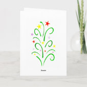 漫画のスネーク中国の年賀状 シーズンカード (裏面)