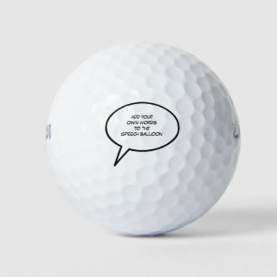 漫画のスピーチ単語 ゴルフボール