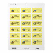 漫画のタクシー馬車 ラベル (フルシート)