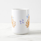 漫画のタコ コーヒーマグカップ (中央)