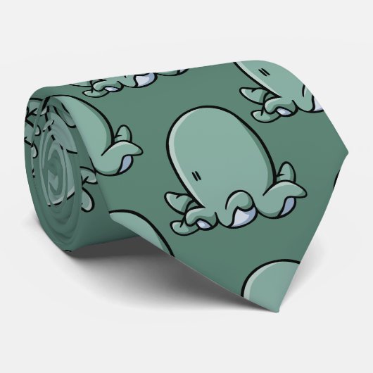 漫画のタコ ネクタイ (ロール)