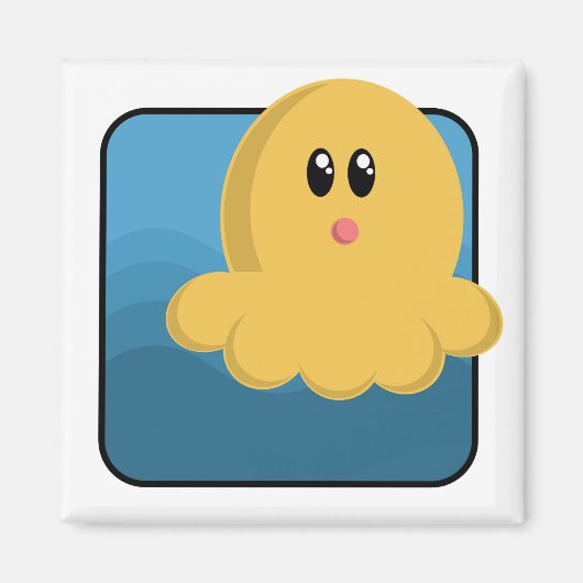 漫画のタコ マグネット (正面)