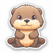 漫画のタップイラストレーション シール (正面)