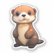 漫画のタップイラストレーション シール (正面)