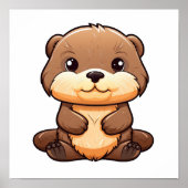 漫画のタップイラストレーション ポスター (正面)