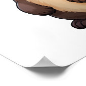 漫画のタップイラストレーション ポスター (角)