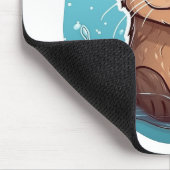 漫画のタップイラストレーション マウスパッド (コーナー)