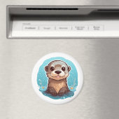 漫画のタップイラストレーション マグネット (インサイチュ (食洗機))