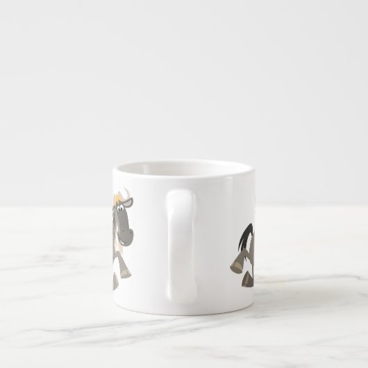 漫画のタップ踊りウィルドベエストエスプレッソマグ エスプレッソカップ (裏面)