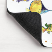 漫画のタツノオトシゴのかわいい漫画の魚のマウスパッド マウスパッド (コーナー)