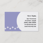 漫画のダックスフント(硬い毛) 名刺 (裏面)