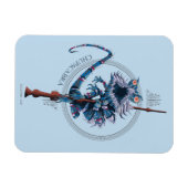 漫画のチュパカブラと長老の杖 マグネット (横)