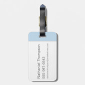 漫画のチュパカブラと長老の杖 ラゲッジタグ (裏面縦)