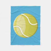 漫画のテニスボール フリースブランケット (正面)