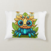 漫画のデザインの枕。 アクセントクッション (裏面)