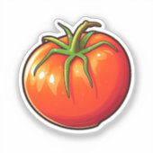 漫画のトマト シール (正面)