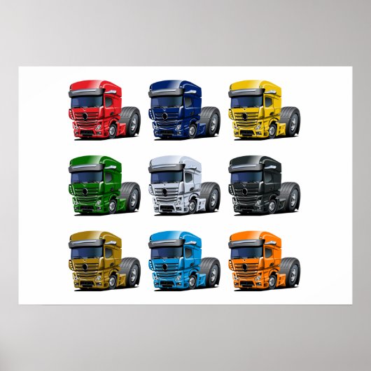 漫画のトラックポスター ポスター (正面)