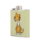 漫画のトラ フラスク (左)