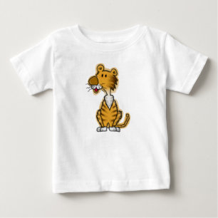 漫画のトラ ベビーTシャツ